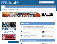 Tablet Screenshot of priuschat.com